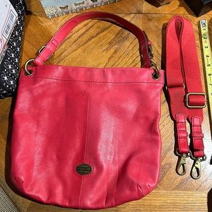 FOSSIL purse/bag , coral colored